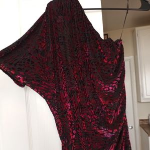 One Shoulder Velvet Party Dress